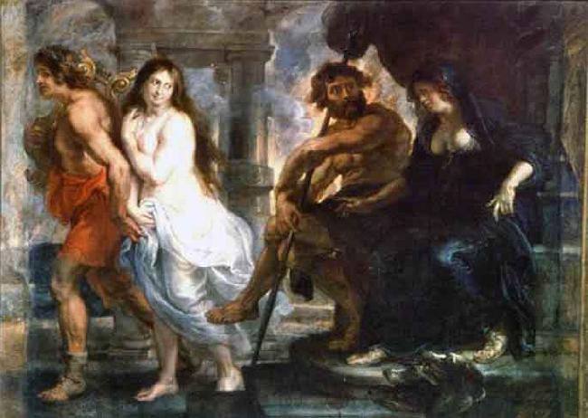 Peter Paul Rubens Orpheus and Eurydice oil painting picture
